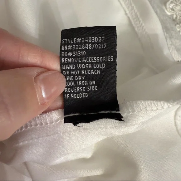 ALYX white off the shoulder shirt size 2X - Picture 8 of 8